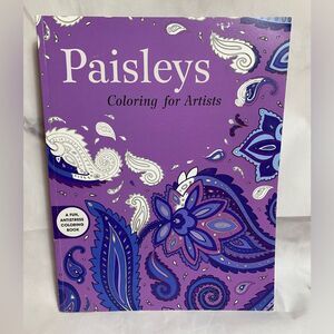 Paisleys Coloring For Artists (Creative Stress Relieving Adult Coloring)